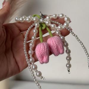 Kinda-Coquette Crochet Bag Charm
