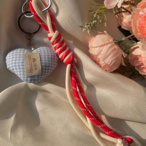 Striped Love Bag Charm