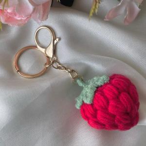 Sugarplum Strawberry Bag Charm