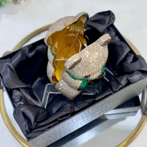 TEDDY MEU CRYSTAL CLUTCH